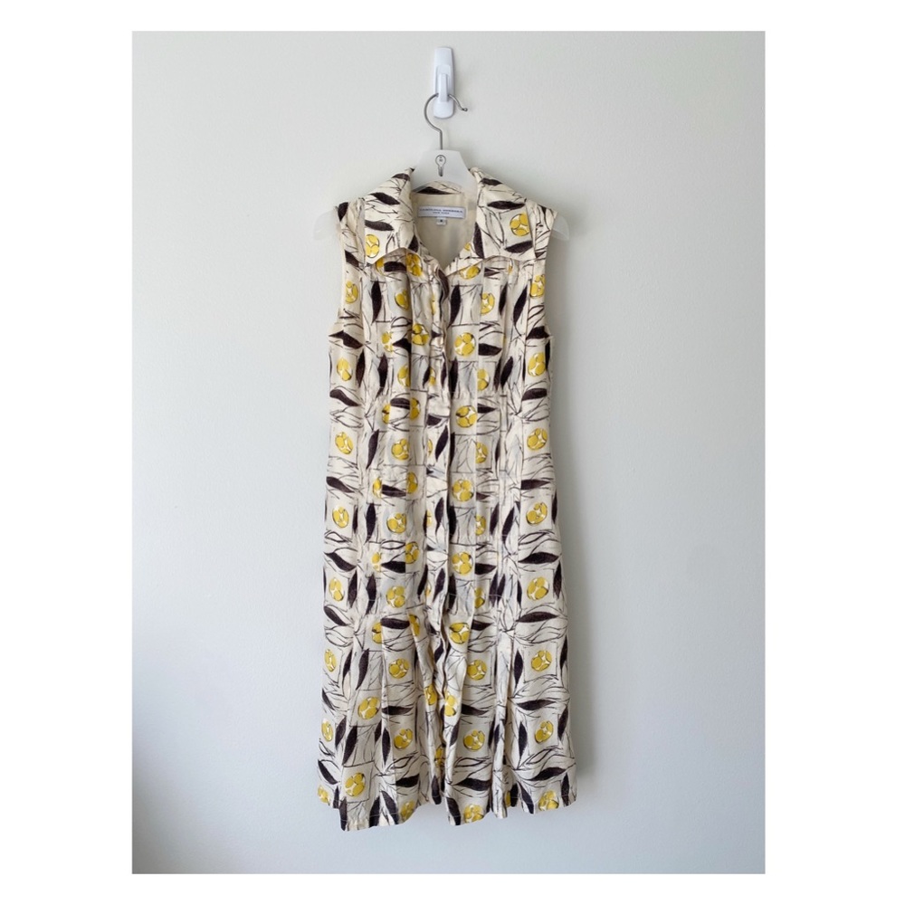 Carolina Herrera pleated dress with belt